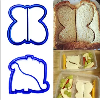 Szendvics Vágó Penész Kéreg Vágó Pirítós sütőformákat kenyérsütés Prések Gyerekeknek Ebédet Készítő DIY Aranyos Alakját @#E02 0