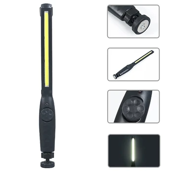LED munkalámpa USB Tölthető Zseblámpa COB Munka Lámpa, Forgó Kapcsoló, Lámpa Szabályozható Kemping lámpa Kültéri Túrázás, Horgászat