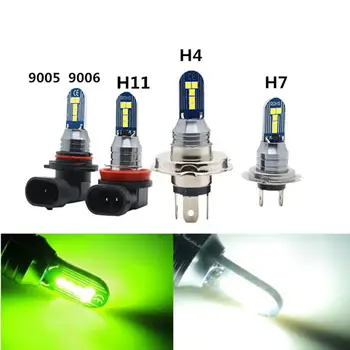 2db Autó LED Izzók Kit Fényes Auto Ködlámpa Motorkerékpár Lámpa H4 H7 H11 9005/9006