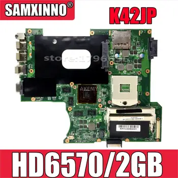 Akemy K42JP K42JA Laptop alaplap Az Asus K42JP K42JV K42JA REV 2.0 eredeti alaplapja HD6570/2GB 0