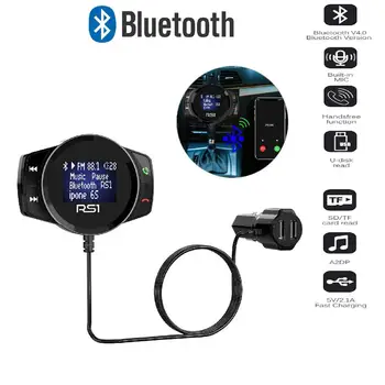 EastVita vége vége rs1 Vezeték nélküli Bluetooth-USB-autótelefon LCD SD-FM Transmitter MP3 Lejátszó, Kihangosító Mágnes 0