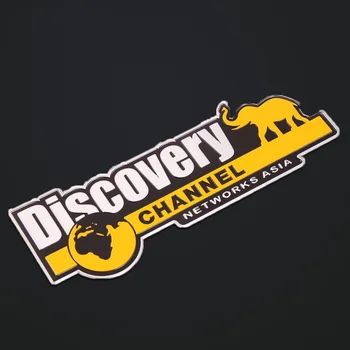 Alumínium Discovery Channel Hálózatok Ázsia karosszéria Hátsó Csomagtartó Embléma Jelvény Matricát Jeep Dodge a Land Rover 0