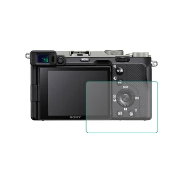 Edzett Üveg Protector Őr Fedezni Sony Alpha 7C ILCE-7CL A7C A7CL Kamera LCD Kijelző Védő Fólia Védelem