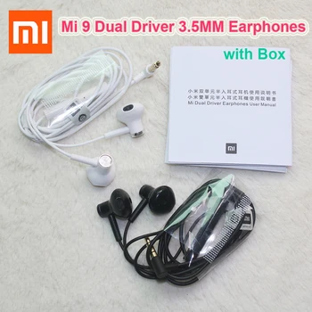 Xiaomi Mi Dual Driver Sport Fejhallgató 3,5 mm-es In-ear Fülhallgató Fülhallgató, Vezetékes Mikrofon Redmi Note10 9 8 K30 K20 Pro cc9 9T CC9