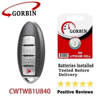 GORBIN 4 Gombot Autó Távirányító Gomb Nissan Sentra Versa Levél Okos Autó Kulcs FSK ID46/PCF7952 Chip 315Mhz CWTWB1U840