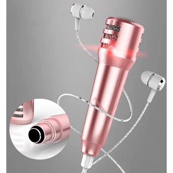 Mini Élő telefon egyetemes vezetékes mikrofon, 3,5 MM-es kis mikrofon mini búza fülhallgató in-ear A Tik Tok gyerekek tartozékok gir 0