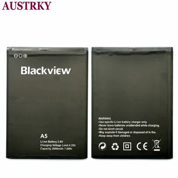 Új Akkumulátor Blackview A5 Telefon 2000mAh Baterij Aksija Akkumulátorok + követőkód