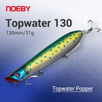 NOEBY Topwater Ceruza Csalit 131mm 31g Felület Walker Popper Wobblerek Mesterséges Nehéz a Csali Sós horgászfelszerelés