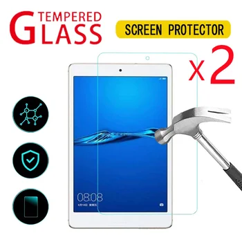 2db Edzett Tabletta Üveg Huawei MediaPad M5-Lite 8 8.0 Hüvelyk Teljes Lefedettség, Képernyő Védő