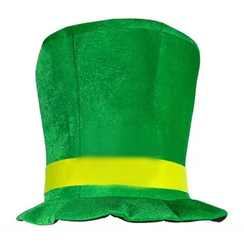 Zöld Párt Ír Szent Patrik Nap Kalap Jelmez Bolond Kalapos Fesztivál Cosplay Jelmez Kiegészítő 1