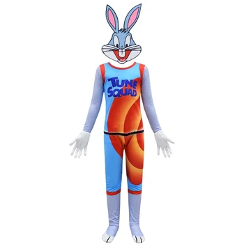 Új Film Levegő slam dunk Gyerekek Cosplay Space Jam 2 Halloween Jelmez Bugs Bunny Body Gyerekek a Díszes Meghatározott Teljesítmény Jelmez 2