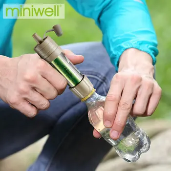 miniwell Szabadtéri Sport Személyes vízszűrő Jó Travel & Hátizsákkal 3