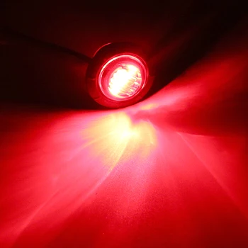 12V Teherautó Helyzetben Clearance Lámpák LED-es Pótkocsi Oldalsó Helyzetjelző Lámpa Autó hátsó lámpa indexet, Szélesség Univerzális Automatikus Tartozékok 3