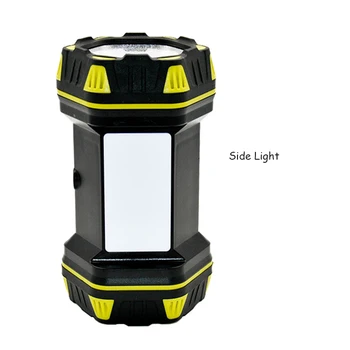 10000Lumens Zseblámpa Töltse fel USB-Ultra Könnyű Fényszóró Kempingezni, Horgászni Fáklya 8 Módok Kültéri Lámpa COB Oldalon Fény 4