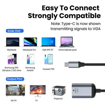 USB-C-Típusú HDMI-kompatibilis Adapter USB 3.1 USB-C-HDMI-Kompatibilis Videó Adapter Átalakító a MacBook Air a Samsung 5