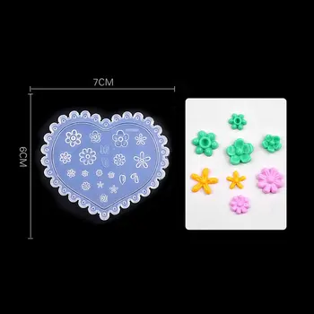 Virág 3D Szilikon Penész Köröm Gravírozás Penész Alkalmas DIY UV Gél Polírozás Design Dekorációs Kellékek Sablon Köröm Eszköz 5
